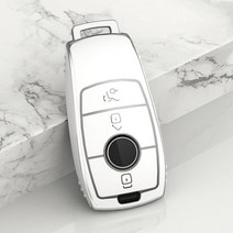 TPU 자동차 키 커버 케이스 셸 보호 메르세데스 벤츠 W207 A C E S G GLS 클래스 W177 W205 W213 W222 G63 X167 GLC 마이바흐 AMG, E-White, E-White