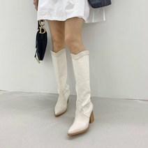 [모어나우] 린넨 웨스턴 롱부츠