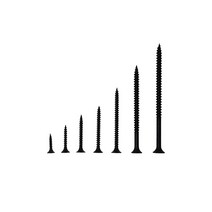외날 석고피스 DIY피스 목공피스 목재피스, 석고피스(흑색), 8X75(300개)