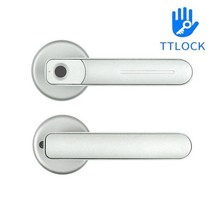 지문자물쇠 안전고리 사물함자물쇠 스마트 도어 잠금 전자 홈 지문 TTlock 키 앱 해제 실내 사무실 나무, 03 ttlock silver_01 60-70mm