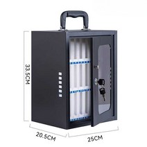 스마트폰 수거함 수거가방 학교 학원 핸드폰 보관함, 36개 블랙