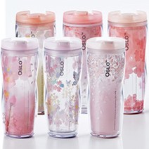벚꽃 블라썸 텀블러 340ml 아이스 / 보틀 / 보증금, 06-엘로우핑크
