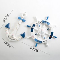 300일 셀프촬영 용품 소품 배경 앨범 앵커 해양 장식, 그린 라지 콤비네이션 4호