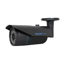 (토스트캠 2 in 1 CCTV 적외선 뷸렛형 TC-2IBA-36K (200만화소 (고정렌즈-6mm/LED36개 (블랙 블랙/토스트캠/뷸렛형/고정렌즈/만화소/적외선, 단일 모델명/품번