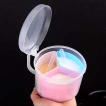 분리 사용 3칸 요리 조미료 고추가루 설탕 보관 통, 3색조미료통-단품