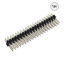라즈베리파이 키트 코딩 2 x 20 핀 수 gpio header for raspberry pi zero dual row male 핀 헤더 스트레이트 커넥터 for pi zero, 1pc 블랙