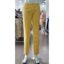 21SS [헤지스] 남성 옐로우 면 혼방 팬츠 HZPA1B363Y2(209220 )