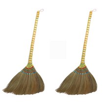 크린메이트 긴 롱 갈대빗자루 2개, 1세트