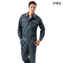 사계절 TC원단 등판 야광띠 상의 하의 춘추용 작업복, 상의(sftb52j), L(95)