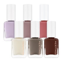 메리쏘드 릴엣지 네일 (겨울컬러추가), SET 01 (3호+4호+5호+F1호+F2호+F3호)