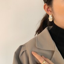 VANANA2 원석 자개 빈티지 귀걸이_E205 귀걸이