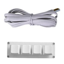 메크로 키보드 보조 단축 기계식 자동 오토 한손 편집 휴대용 및 내구성 4 키 usb 미니 주변 장치 키패드 컴퓨터 일반 바로 가기 사용자 정의 프로그램 b5e1, a