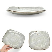 기타 도자기 한정식 요리 반찬 접시 반찬그릇 33x33cm 9호, 본상품선택 WAC2AB9