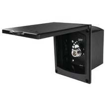 캐러밴 RV 보트 모터 홈용 TYTXRV 블랙 외장 샤워 박스 키트, Only Shower box