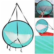 접이식 카약 보트 윈드 여름 서핑 윈드 패들 내구성 다운윈드 패들 노 젓는 보트 맑은 창, 4.Light Blue