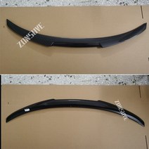 스포일러 bmw 5 시리즈 f10 f18 에 사용 2010--2017년 탄소 섬유 모양 리어 윙 m4 스타일 스포츠 액세서리 바디 키트