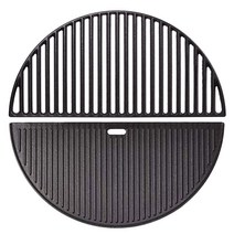 BBQSTAR BBQ 그릴 45.7cm(18인치) 주철 반달 요리 쇠살 및 철판 카마도 조용 빅 그린 에그 세라믹 2팩 가성비 추천 미국직구