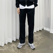 아도르클래식 덱스니 핀턱 라인 세미 와이드 밴딩 조거 스트링 츄리닝 팬츠