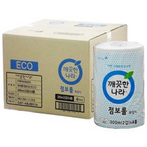 [깨끗한나라] 점보롤 화장지 500M*4입, 4개입, 1개