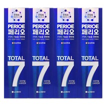 페리오 토탈7 오리지널 치약, 120g, 4개입