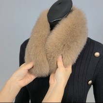 사가폭스 머플러 자석목도리 퍼 쁘띠 브라운