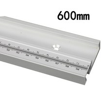 티트랙 T트랙 슬라이더 프로파일 목공 게이지Universal 45 type 합금 13, 600mm, 1개