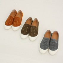 여성 데일리 돈피 스웨이드 스니커즈 단화