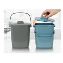 냄새없는 밀폐 음식물 쓰레기통2L 음식찌거기수거통