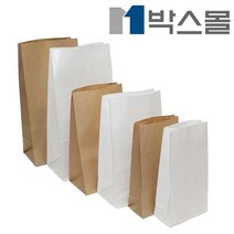 박스몰 각대봉투 노루지 크라프트 내유코팅 식품봉투 1000장, 1개, 노루지 백색 12x6x22(1692)