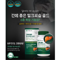 간건강 (한미헬스케어) 간에 좋은 밀크씨슬 골드 피로회복 음주숙취 영양제