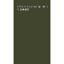 오빠생각(일반판):김안 시집, 문학동네, 김안