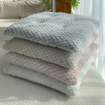 데이스 한스갤러리 극세사 방석 식탁 의자 거실 쿠션 겨울 방..., 단품