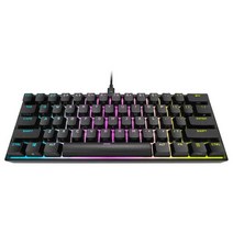 커세어 K65 RGB MINI 포커배열 게이밍 기계식 키보드 블랙 적축, 단품, 단품
