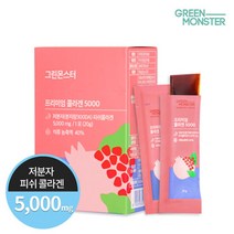 그린몬스터 프리미엄 콜라겐 5000 석류젤리 (저분자300da), 단품, 단품