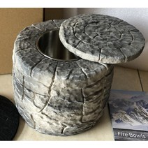 에탄올불명 에탄올램프 아파트난로 빈티지 탁상 불 구덩이 실내 따뜻한 무연 벽 바이오 연료 데스크탑 프레임 그릇 외부 파티오 파티 미니 스토브, 미친듯이, 4.92 x 3.94인치