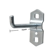 유니크몰 공구걸이대 걸이판 짐받이 벽 메탈, 겹 엇걸다 갈고리 25mm