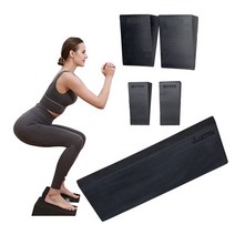 아킬레스건 스트레칭 레그릴렉서 발목강화운동 힐보드 yoga foam wedge eva, 검은색
