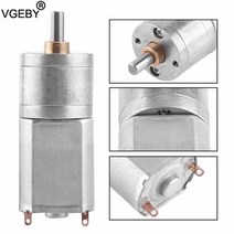 dc 12v 기어 모터 고전기 기어 감속 모터 15200rpm 외경 20mm 풀 메탈 감속 dc 기어 모터, 100rpm
