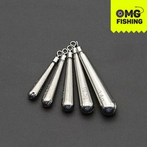 오마이갓피싱 홈런왕 텅스텐 싱커 5가지 무게 텅스텐 스틱형 봉돌 프리리그 다운샷, HLWT1/8(3.5g) - 1