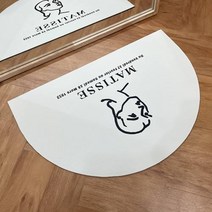 소프트 규조토 발매트 앙리마티스 빨아쓰는 규조토 발매트 세척 말랑 욕실발매트 3세대 5세대 주방발매트 롤링 반원발매트, 베이지 L / 80x50cm