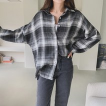 체크난방 여성난방 고방체크셔츠