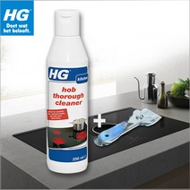 HG 강력 인덕션 청소 클리너 250ml + 스크래퍼 세트, 1개
