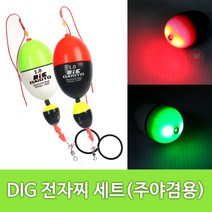 전자 구멍찌세트 면사부터 도래까지 릴낚시 반유동 채비 바다낚시 채비, 0.8, red, 1개