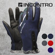 인콘트로 스마트 네오전사 네오프렌 장갑 방한 스키장갑, 검정XL