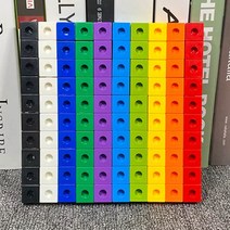 멀티큐브 연결수막대 100PCS 연결큐브 초등수학교구