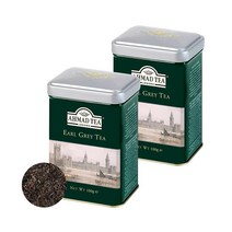 아마드 얼그레이 잎차 100g 캔2개세트, 단품