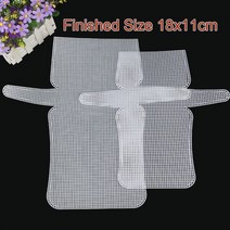 스킬자수 래치훅 가방 만들기용 플라스틱 메쉬 천 러그 스레드 공예 액세서리 내구성 그리드 1 개 DIY 키트, 03 S, 한개옵션1