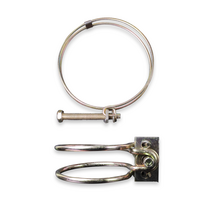 호스밴드 철사밴드 호스고정 수도꼭지연결 일반형 나사형 클램프 12mm-125mm, 115mm