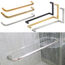 샤워부스손잡이 욕실 유리문 타월바, 20.샤워부스 유리문손잡이 원홀24번 아크릴