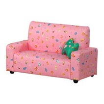 [하이솔로몬] 사파리 2인용 튼튼소파, COLOR:사파리핑크